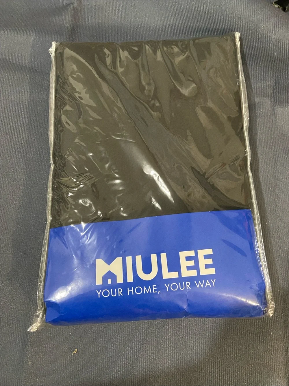 MIULEE Black Blackout Curtains 52 X 54”Panels | Thermal Insulated Room Darkening